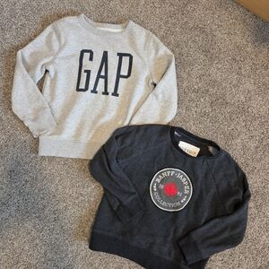 GAP Kids Light Gray and Dark Gray Sweatshirts